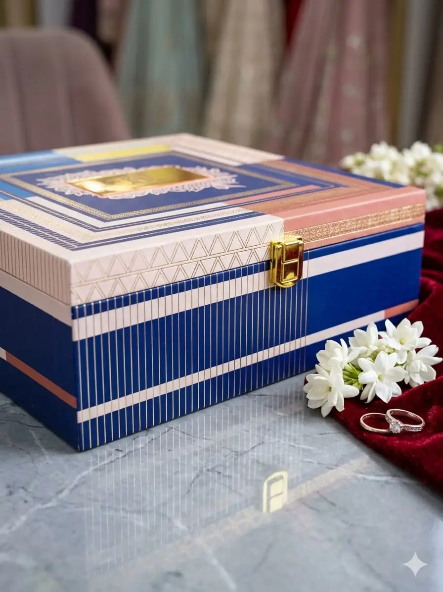 Elegant Acrylic Wedding Invitation Box