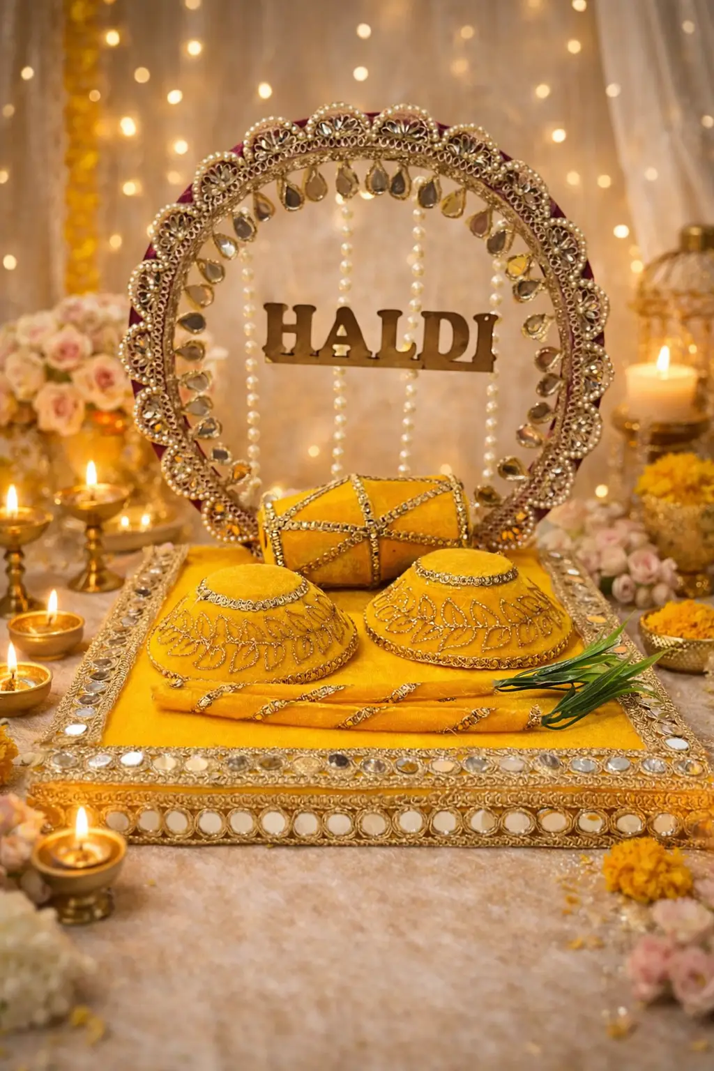 Rang Mahal Shagun Thaal Set