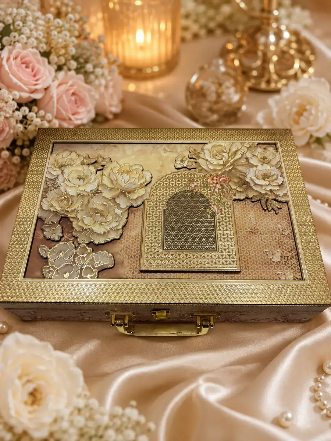 Royal Floral Jar Gift Box