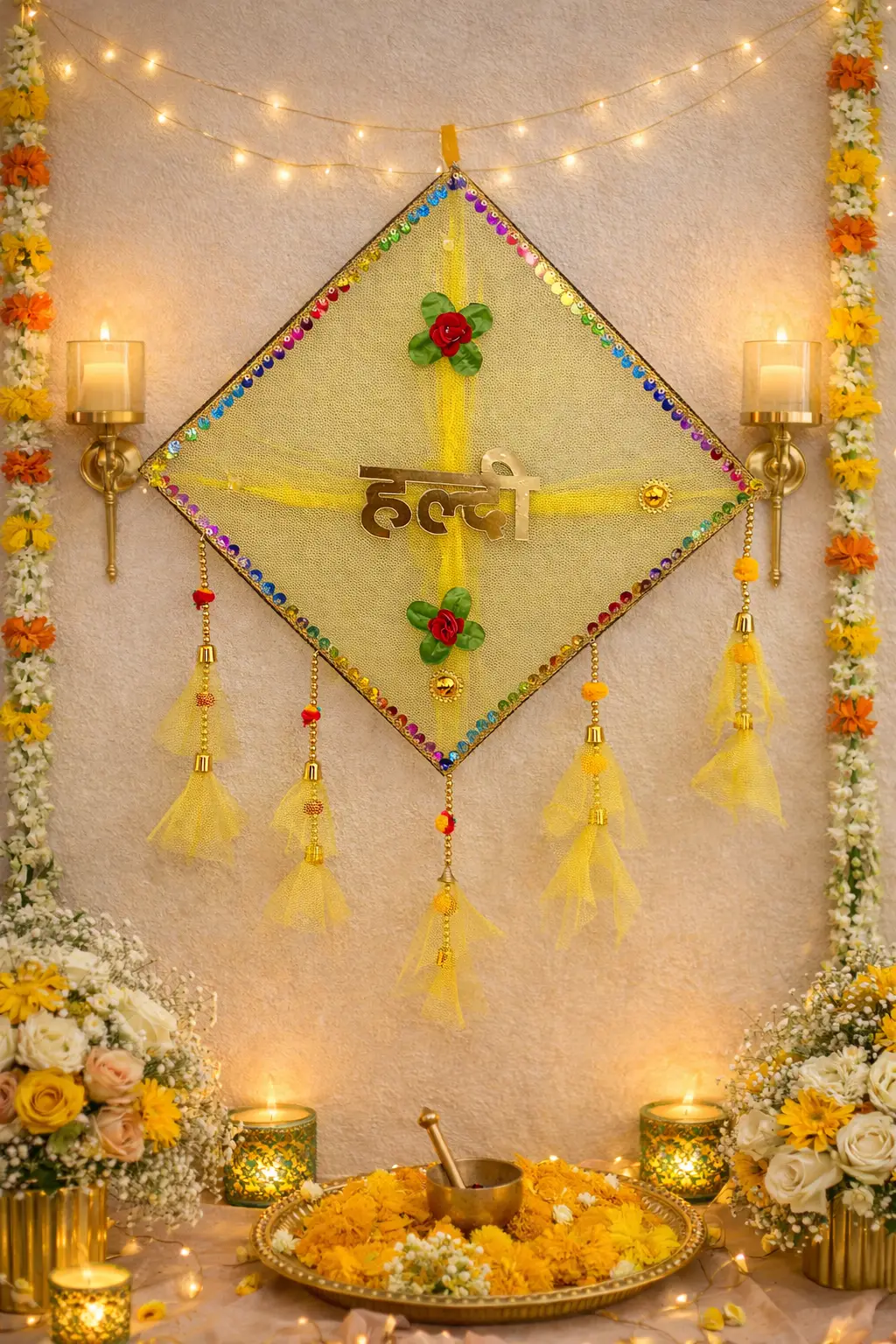 Haldi Glow Celebration Frame