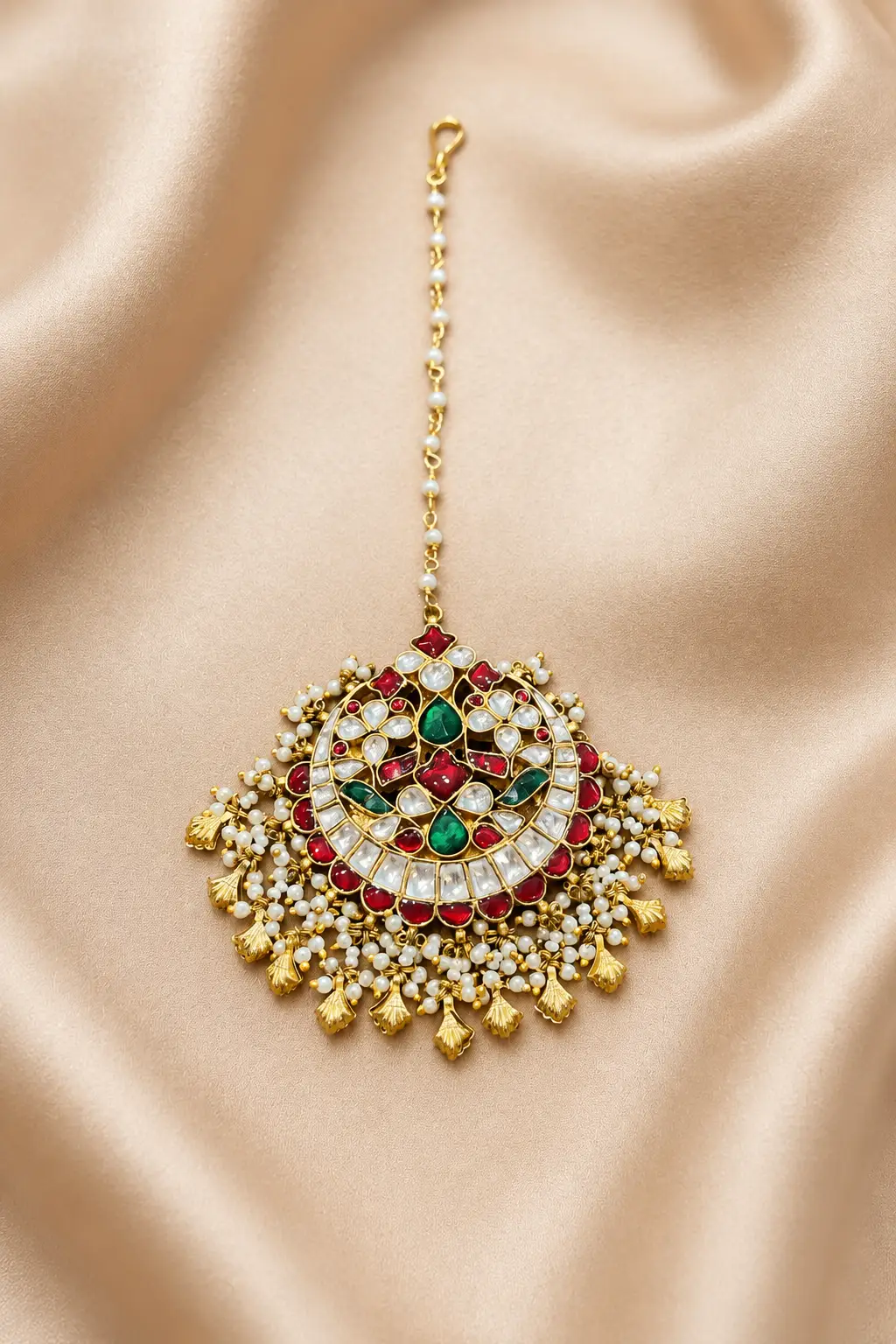 Royal Pearl Maang Tikka