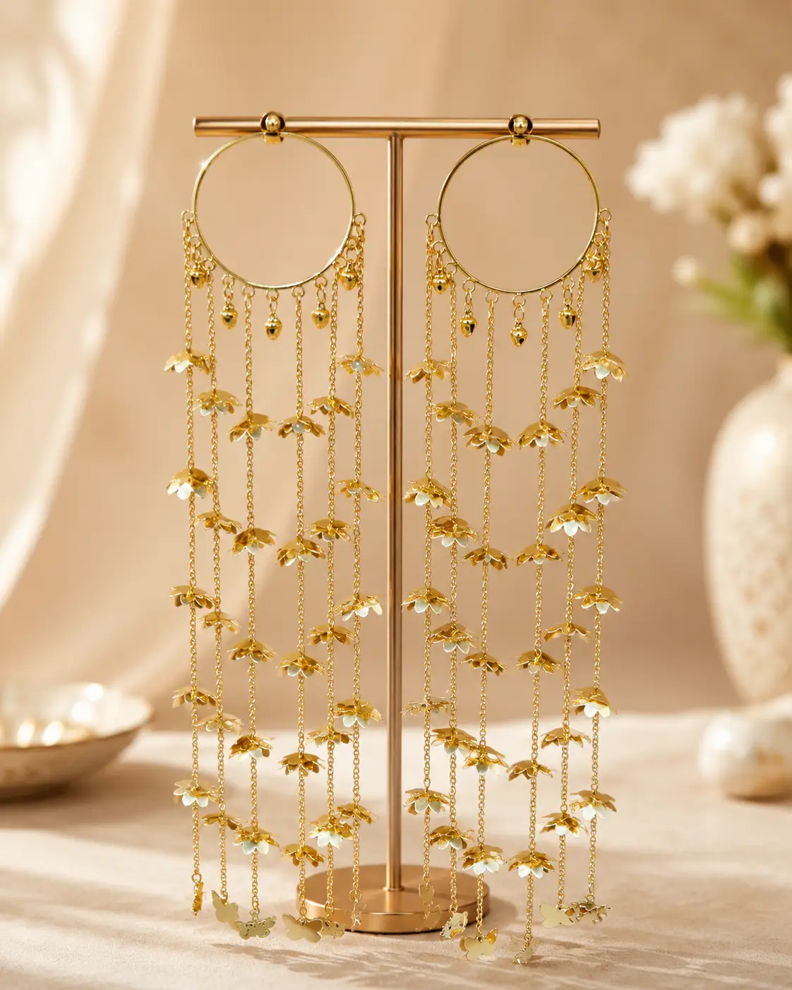 Elegant Floral Cascade Kaleeras