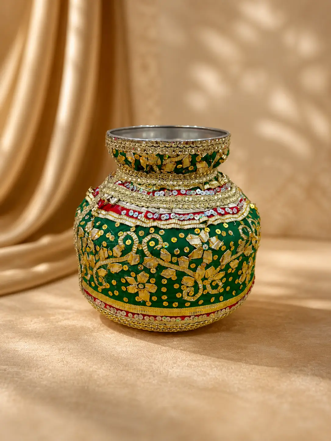 Emerald Royal Embroidered Ghroli