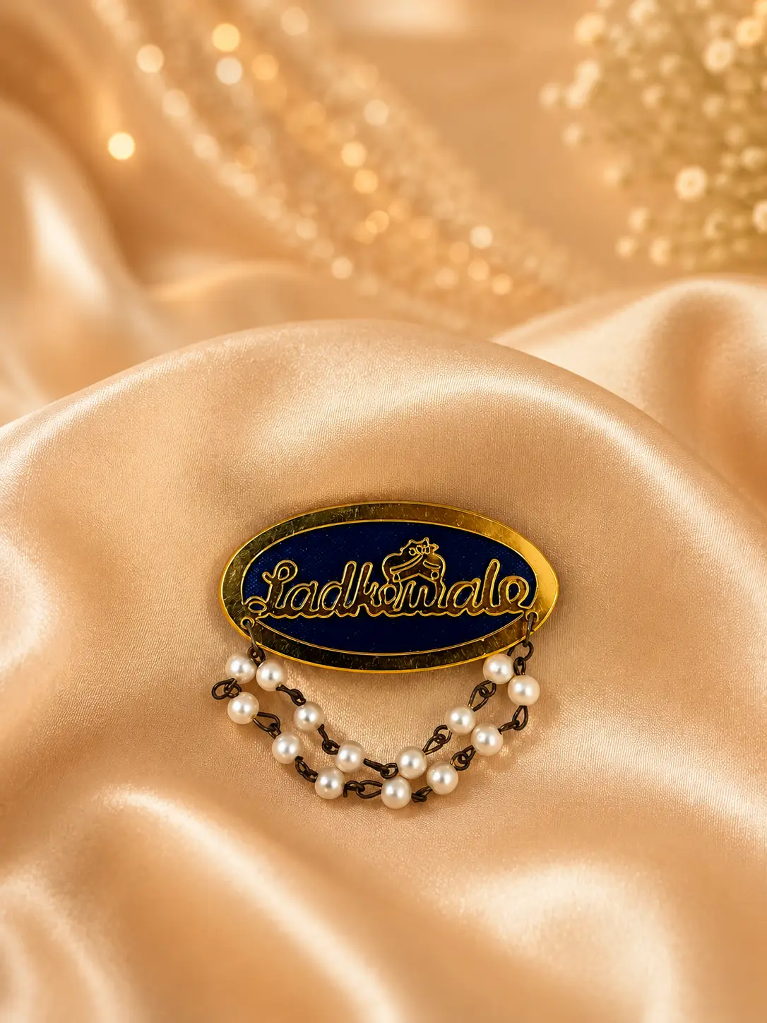 Royal Ladki Wale Pearl Chain Badge (Pack Of 10)