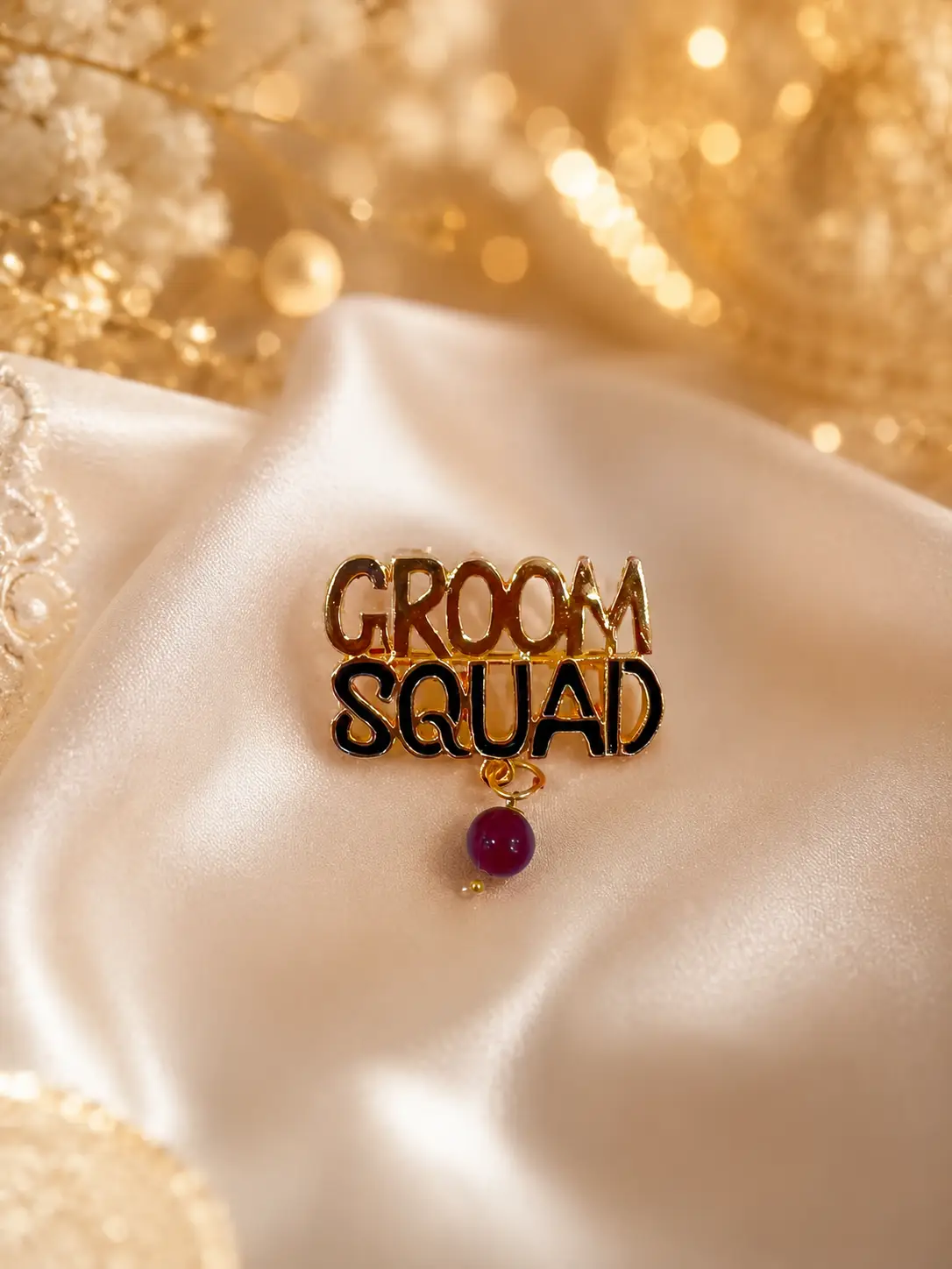 Groom Squad Badges (Pack Of 10)