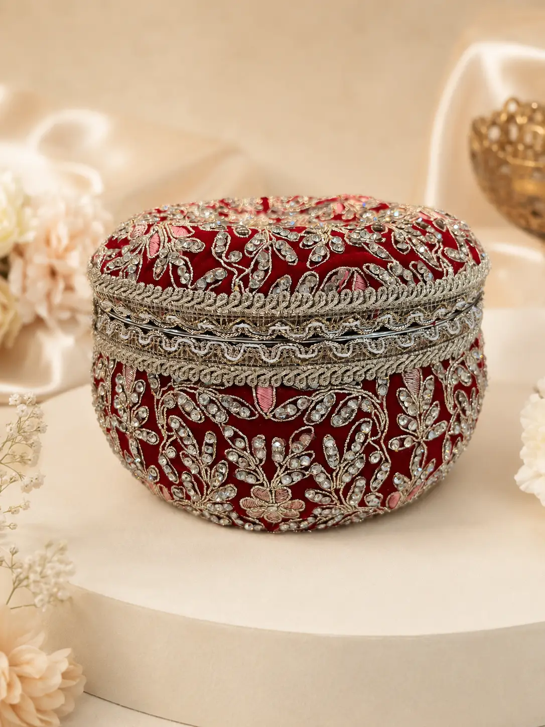 Rani Gulzar Handcrafted Ladoo Box