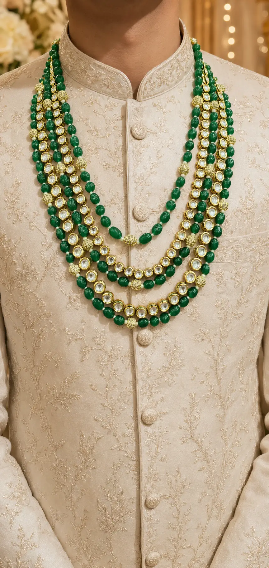 Kundan Pearl Royale Mala