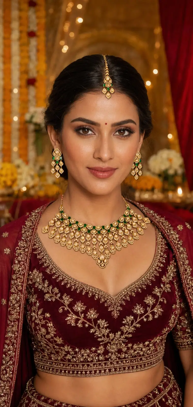 Royal Polki Kundan Bridal Set