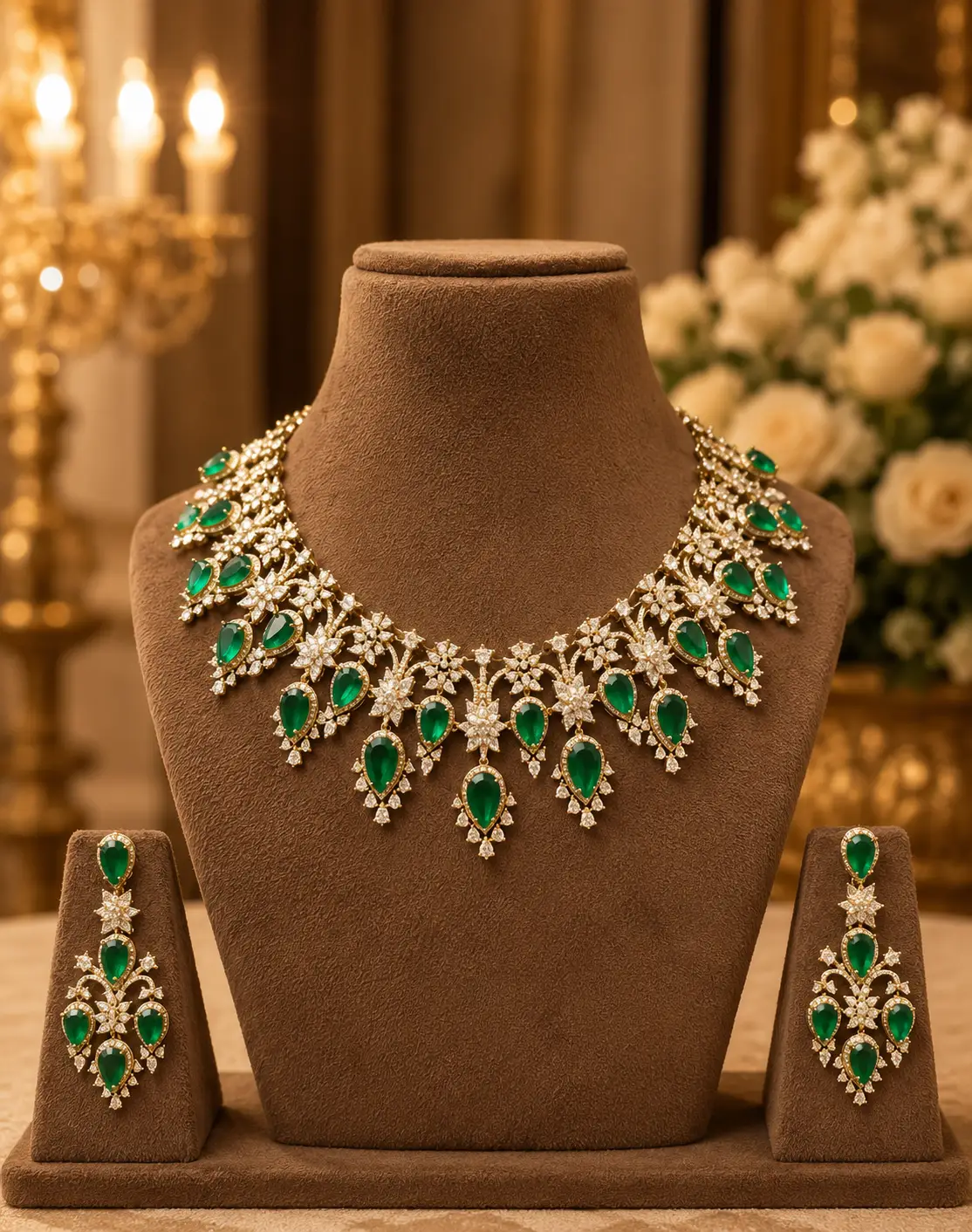 Emerald Diamond set