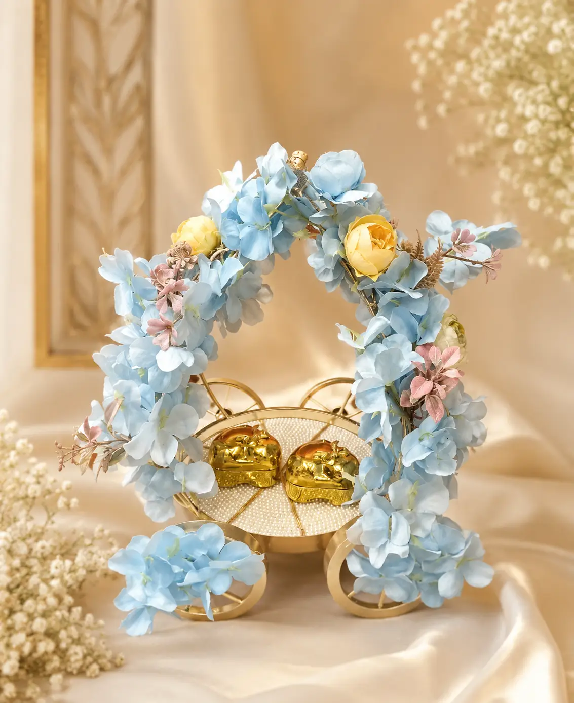 Pastel Floral Carriage Ring Platter