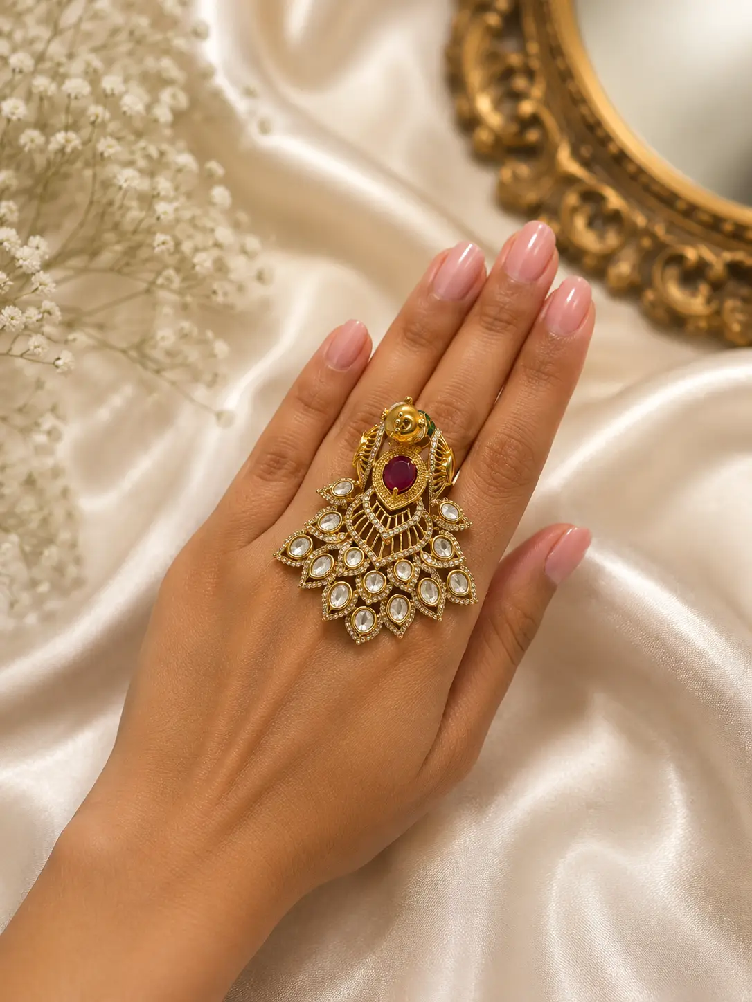 Rani Peacock Ring