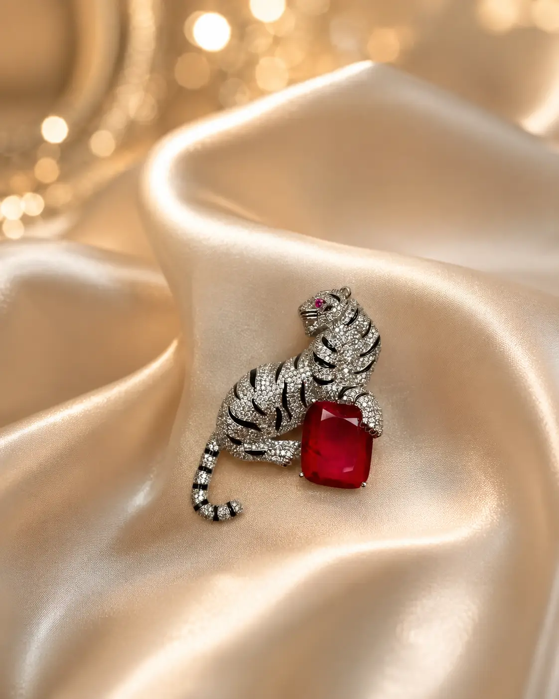 Pearl Accent Brooch