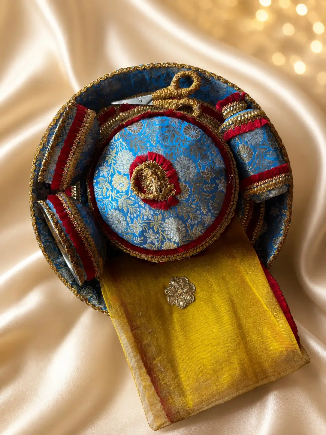 Divine Blessings Thali Chowki Set