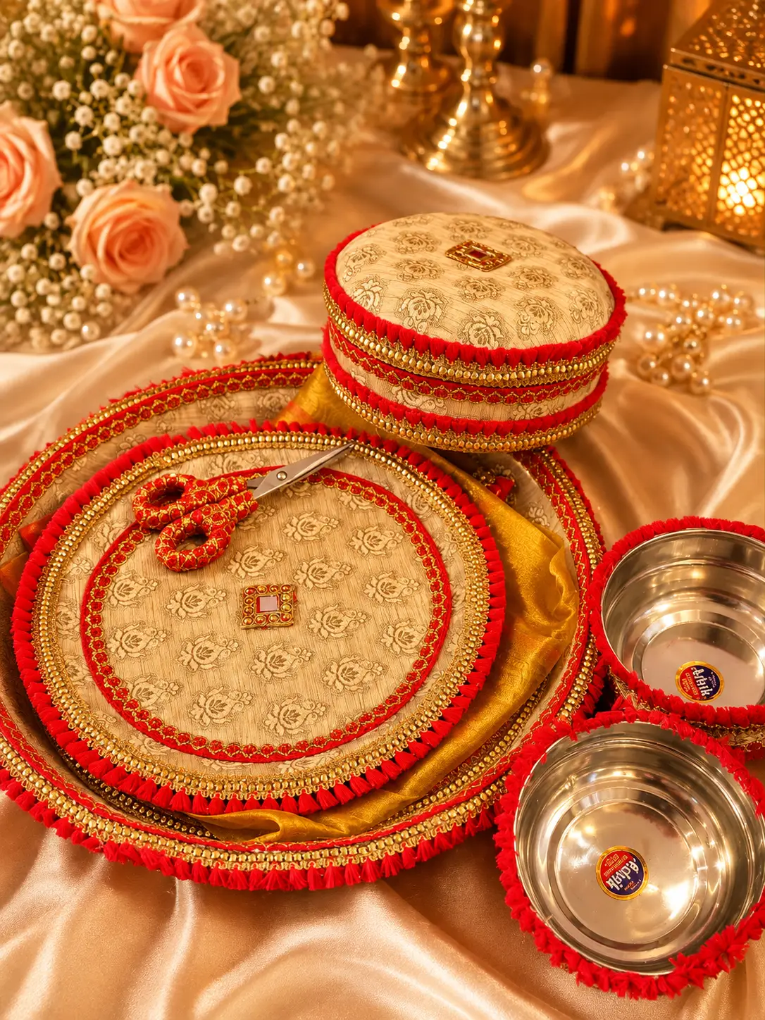 Maharani Shagun Thali Chowki Set