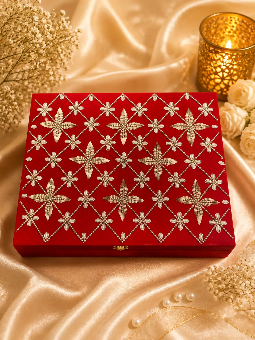 Red Handmade Choora Box