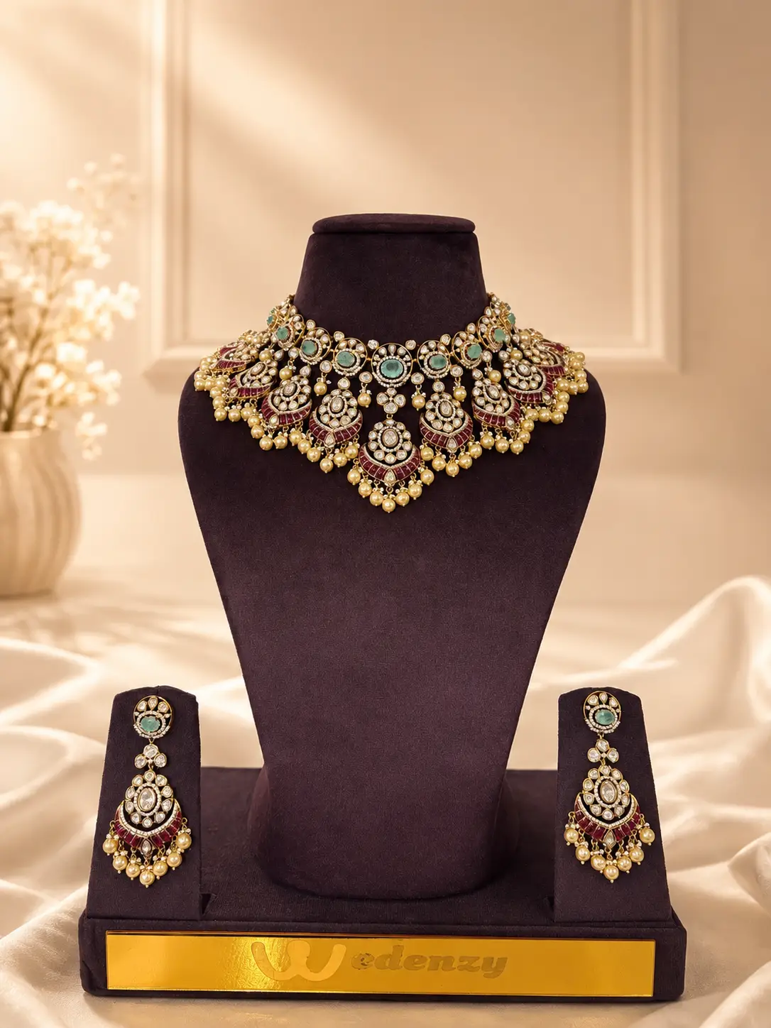 Majestic Kundan Pearl Set