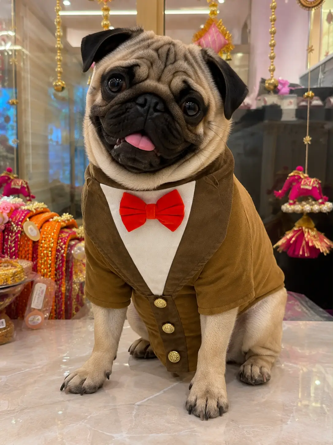 Brown Tux For Dogs & Cats