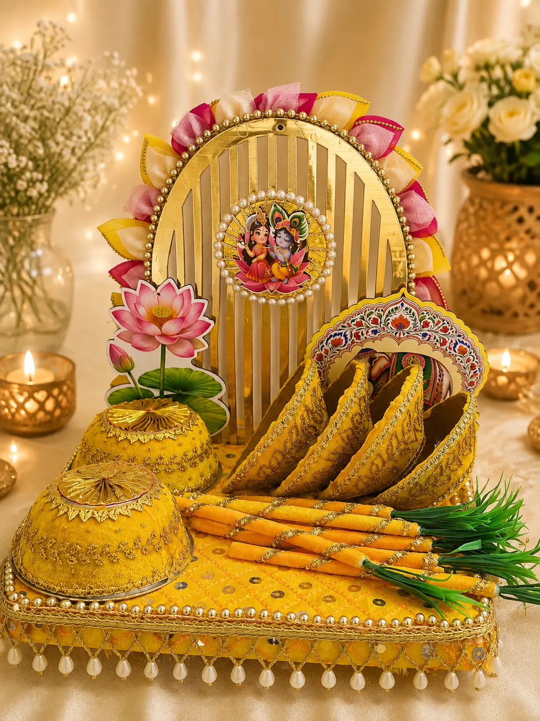 YELLOW HALDI PLATTER