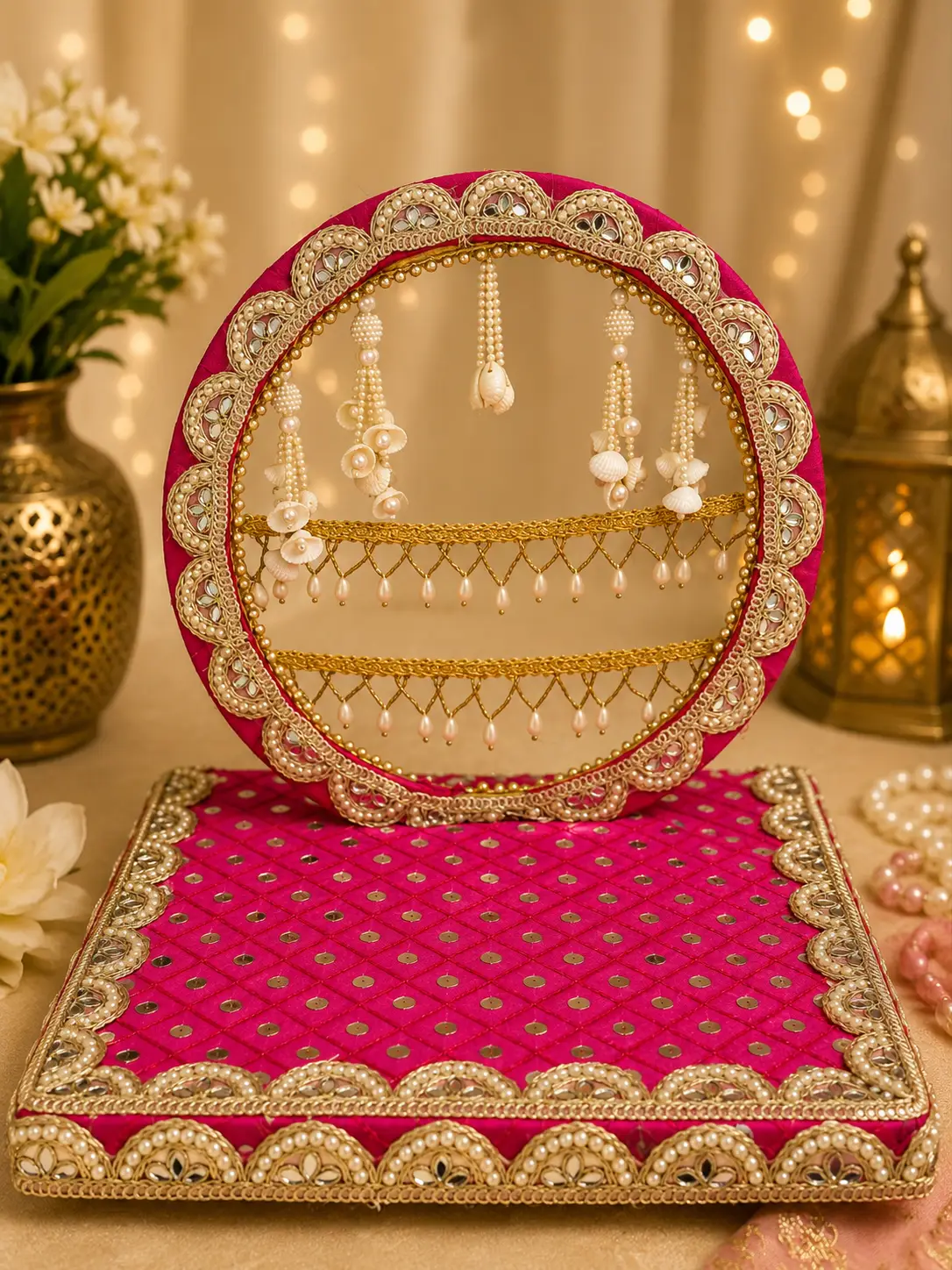 PINK HALDI PLATTER