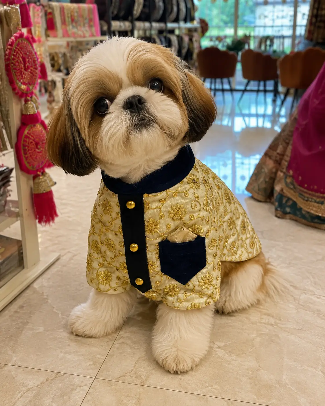 Royal Ivory Pet Sherwani
