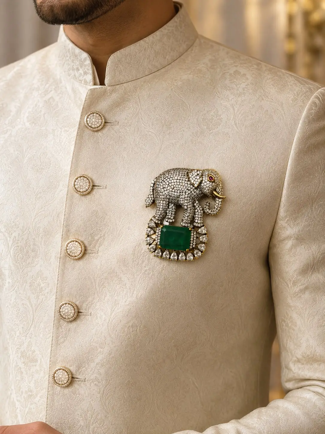 Rajtilak brooch