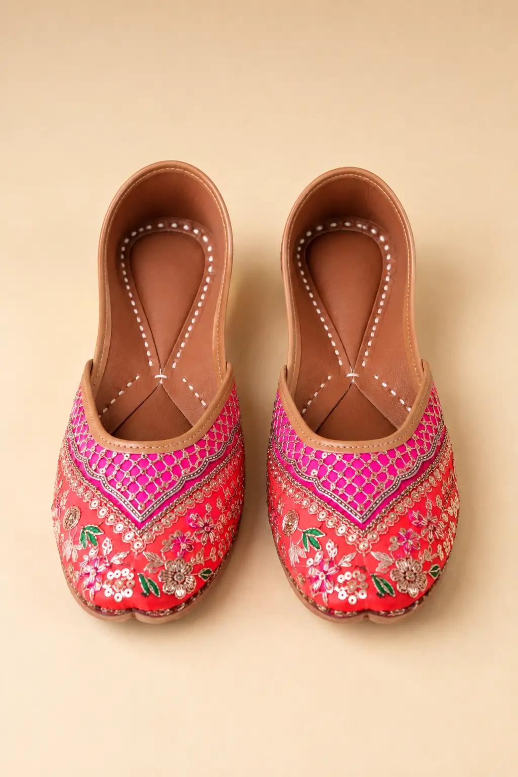 Gulnaar Festive Embroidered Jutti