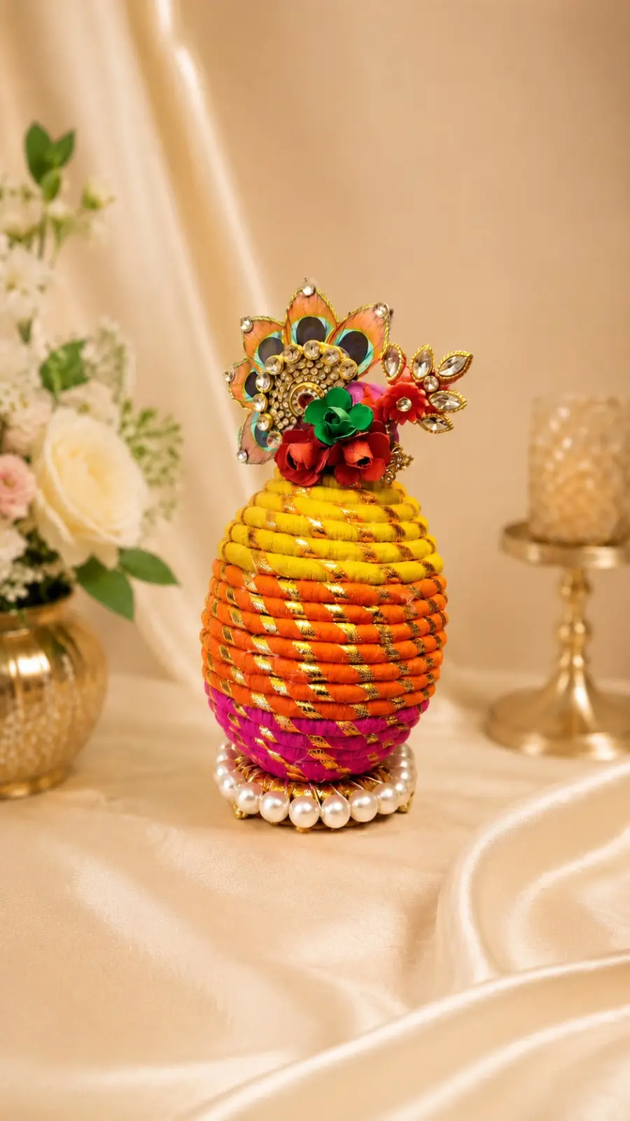 Multicoloured Nariyal