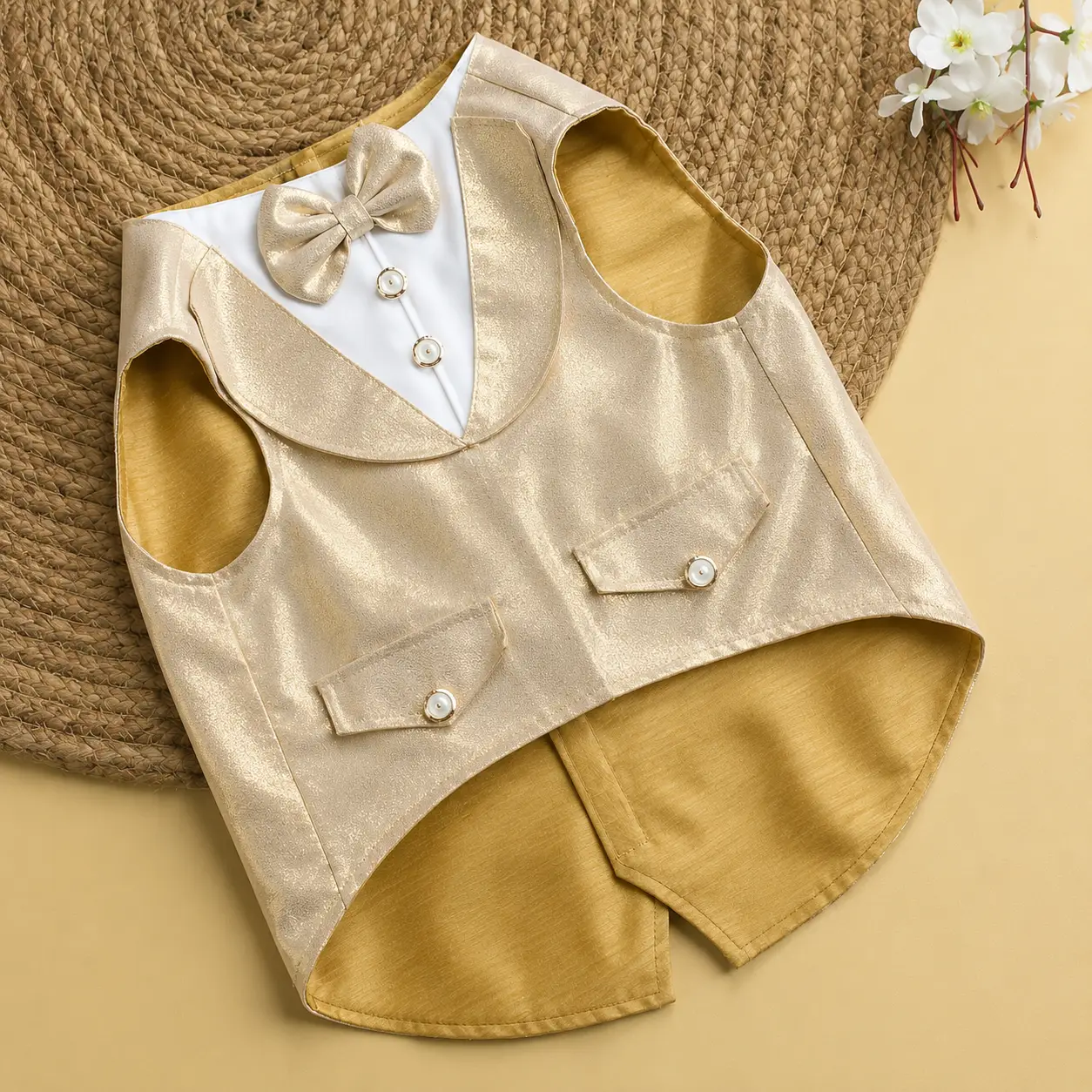 Golden Tuxedo For Dogs