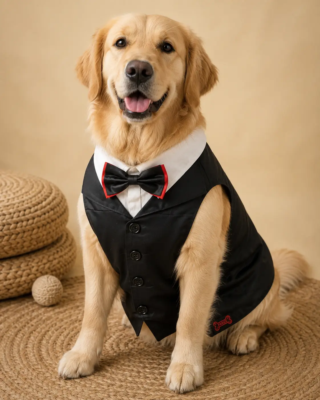 Reversed Tuxedo For Dogs