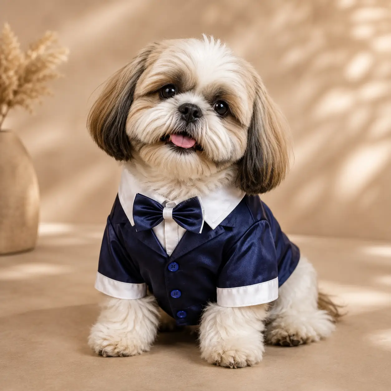 Navy Blue Tuxedo For Dogs & Cats