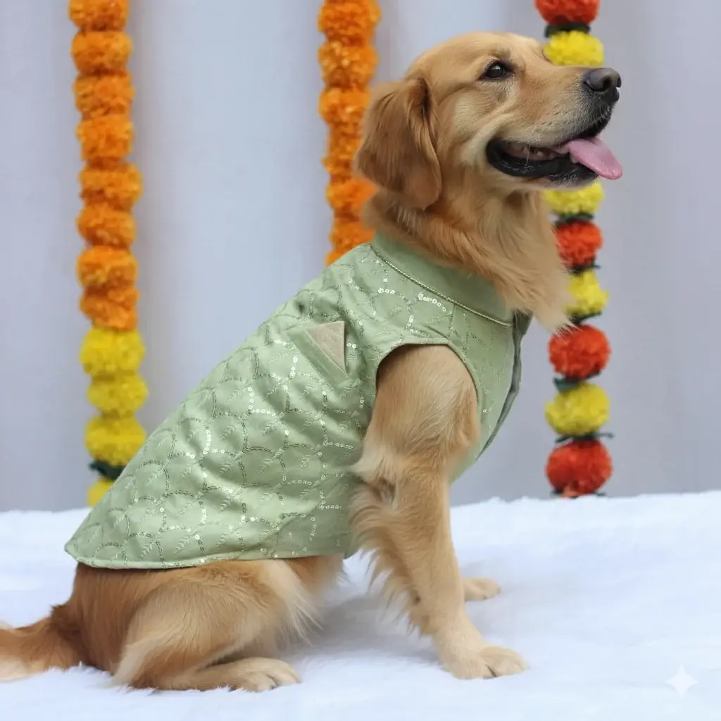 Pastel Green Shahi Kurta | For Dogs