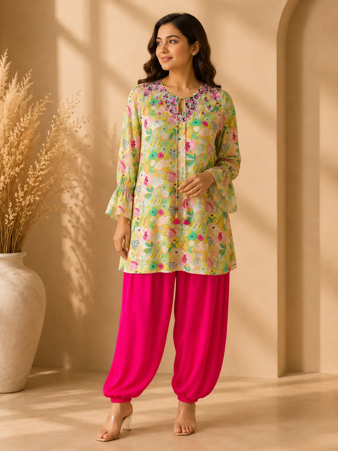 Sunset Mosaic Kurta Set