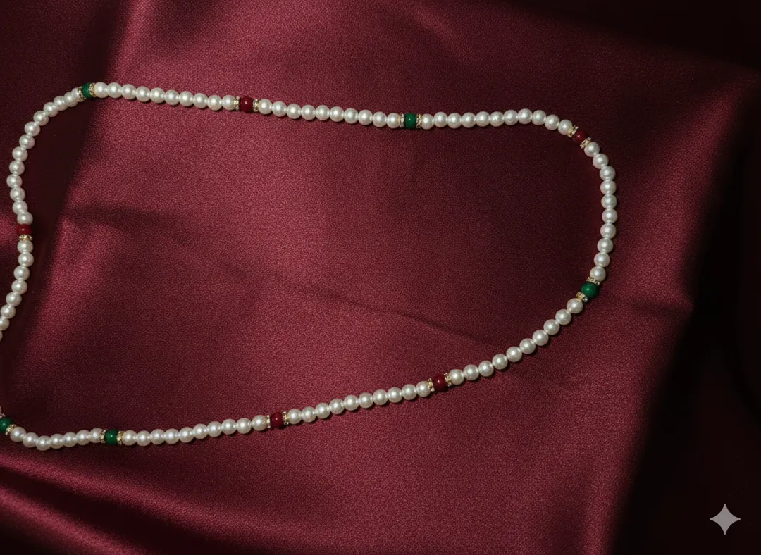 Classic Single-Line Pearl Milni Mala