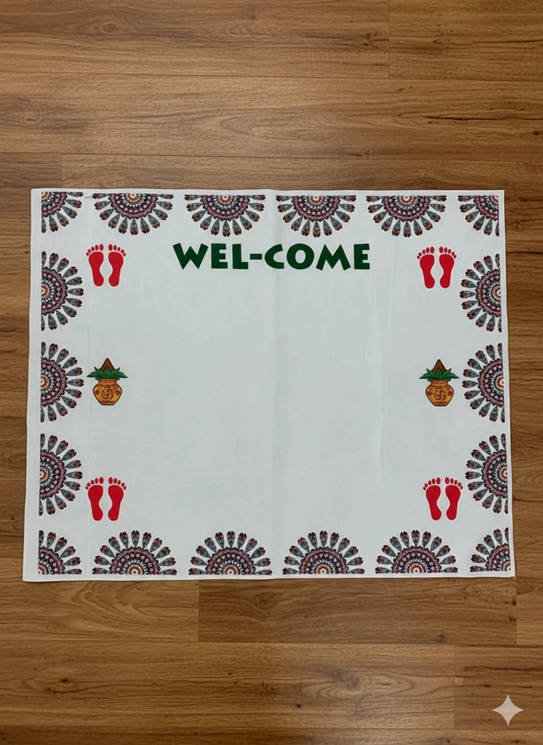 Traditional Bride Welcome Mat