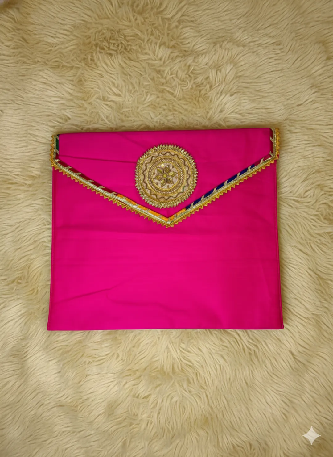 Premium Magenta Silk Saree Cover