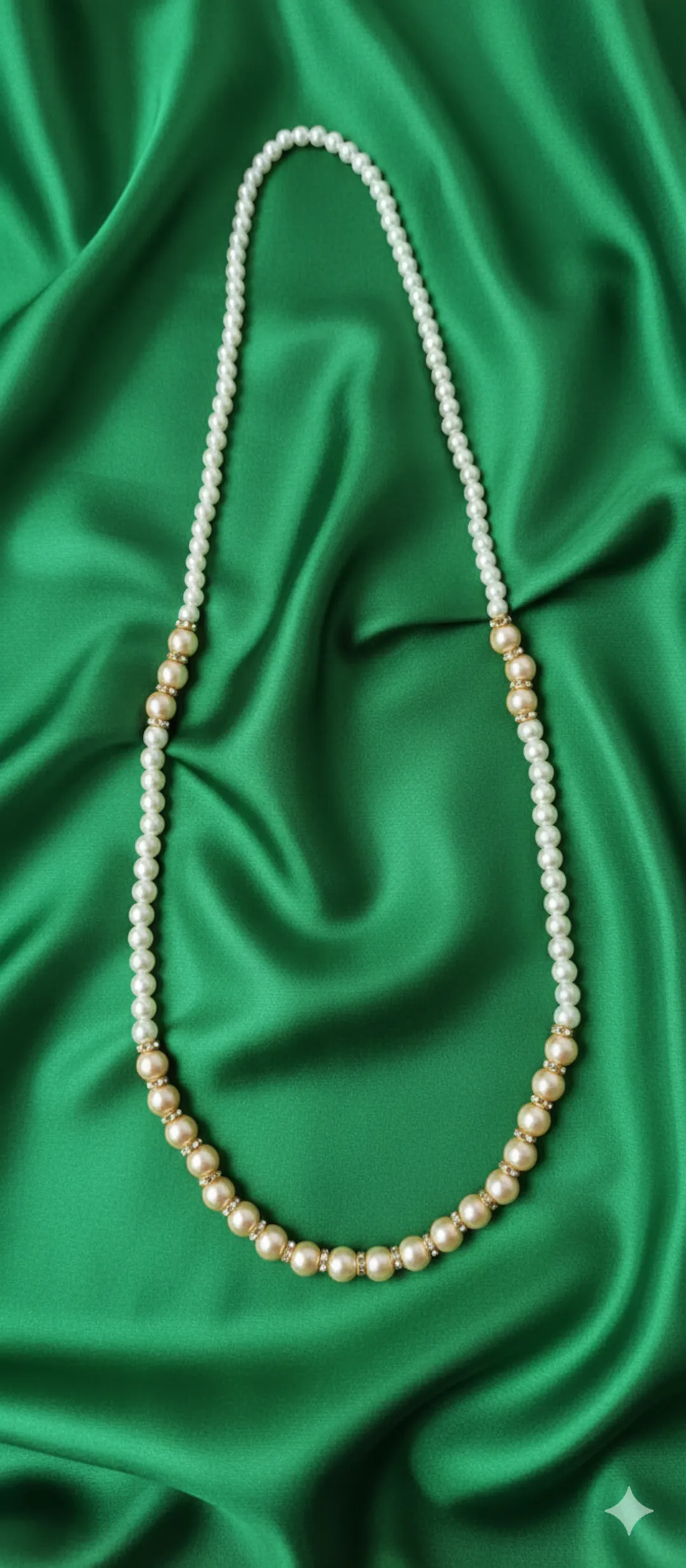 Cream Pearl Milni Mala (Pack of 10)