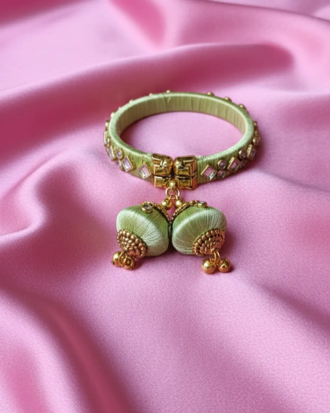 Luxe Mirror Thread Work Bracelet