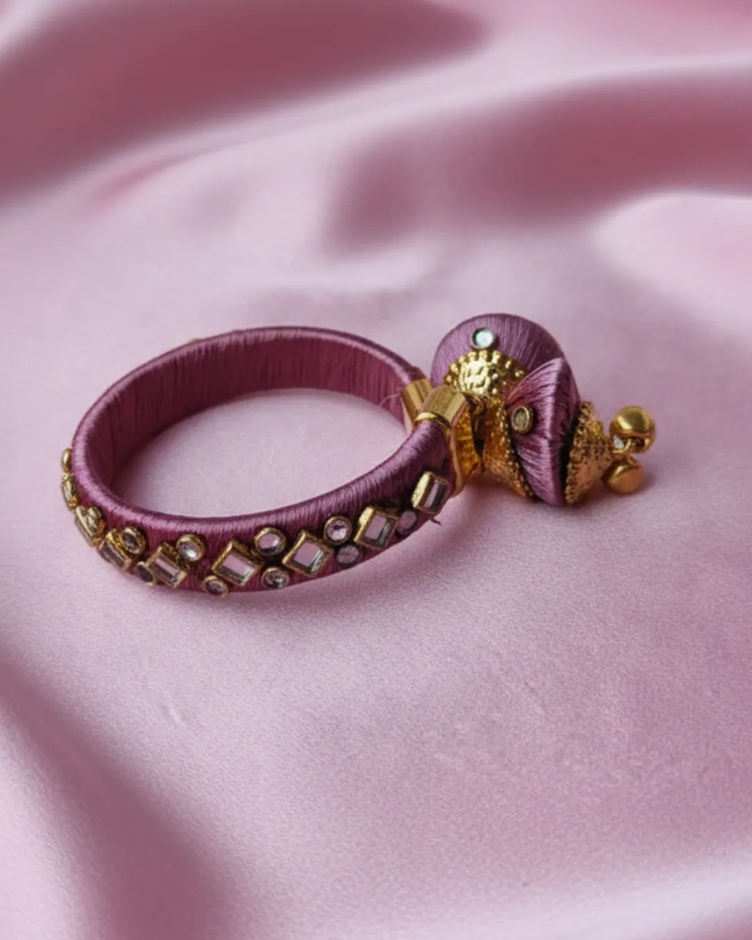 Designer Mirror Work Bracelet