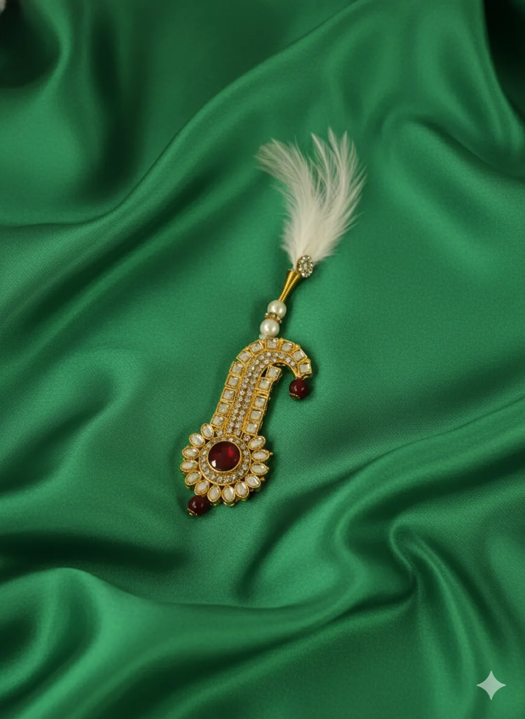 Premium Red Ruby Kalgi