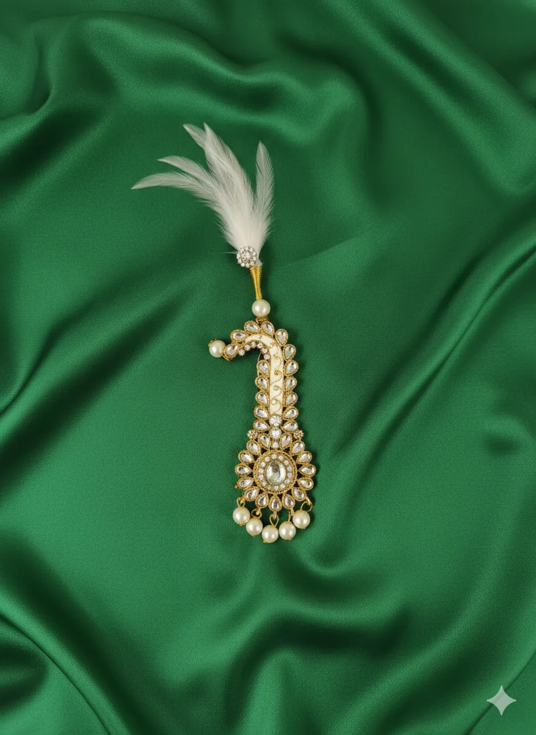 Elegant Pearl Hanging Kalgi