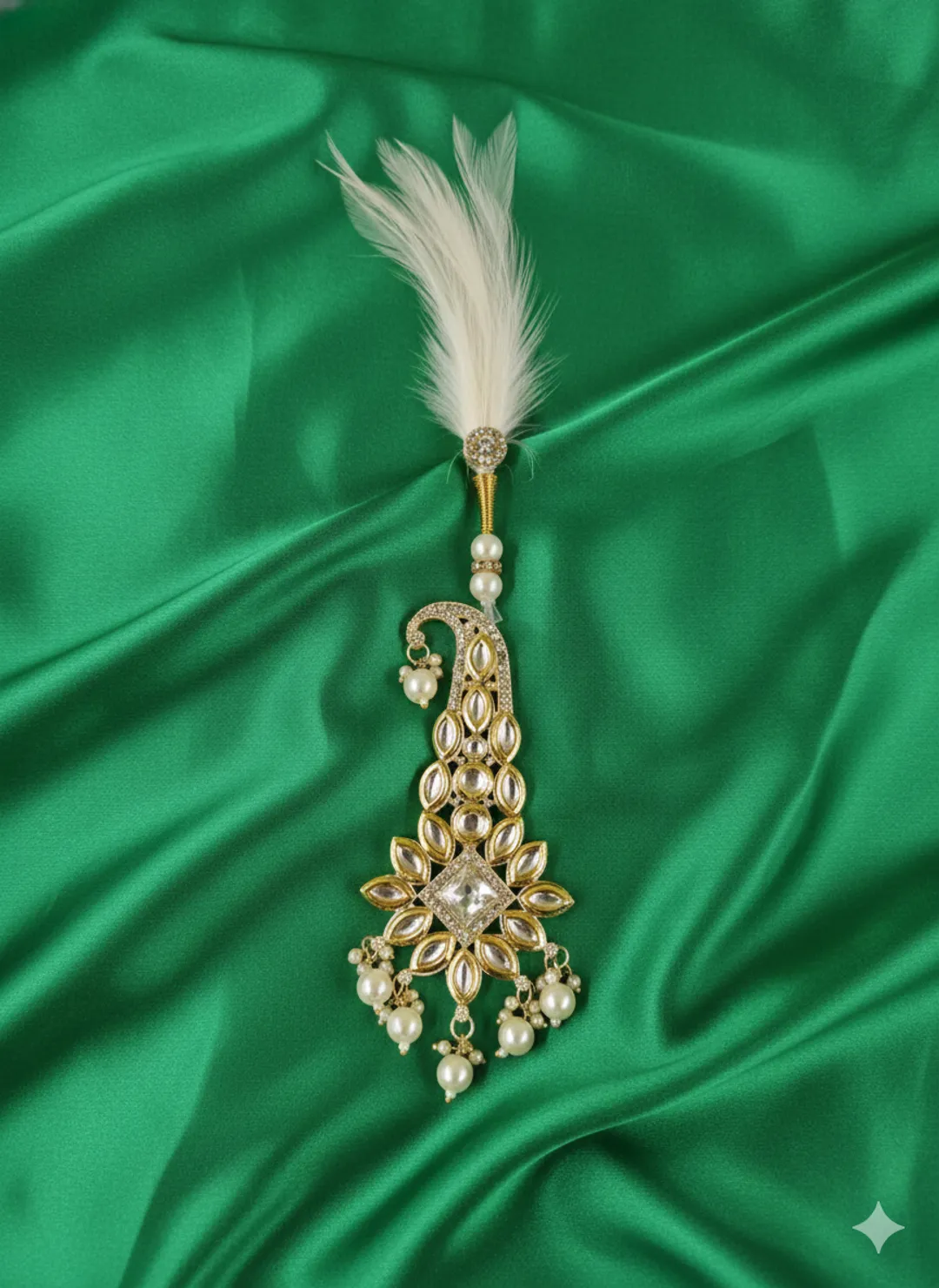 Traditional Gold-Tone Kalgi