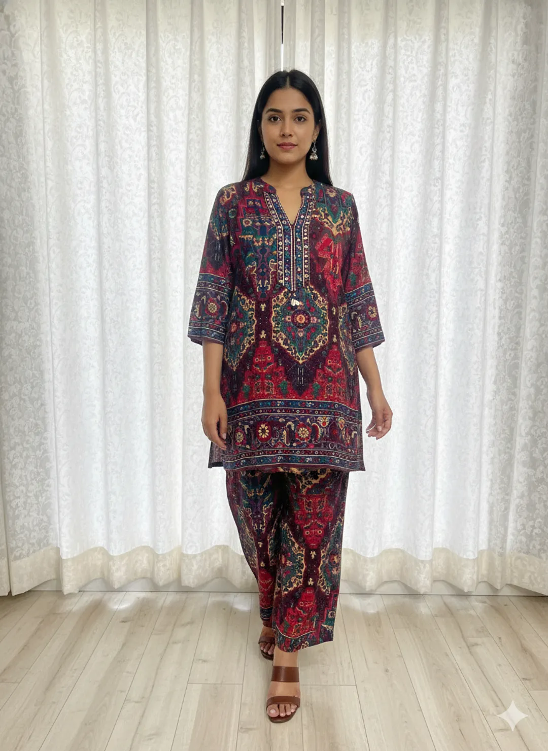 Classic Multicolor Co-Ord Set