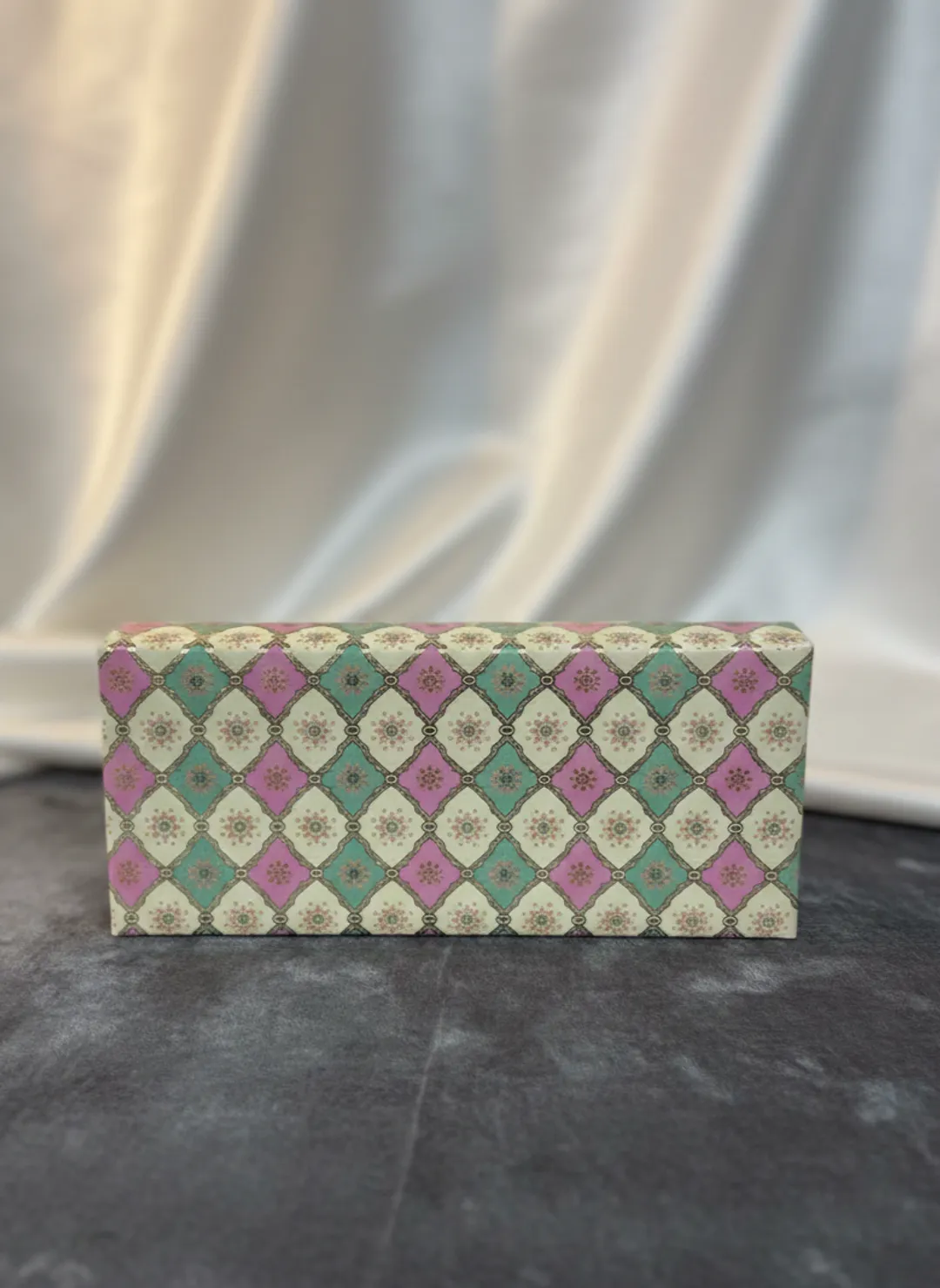 Pastel Patterned Cash Box