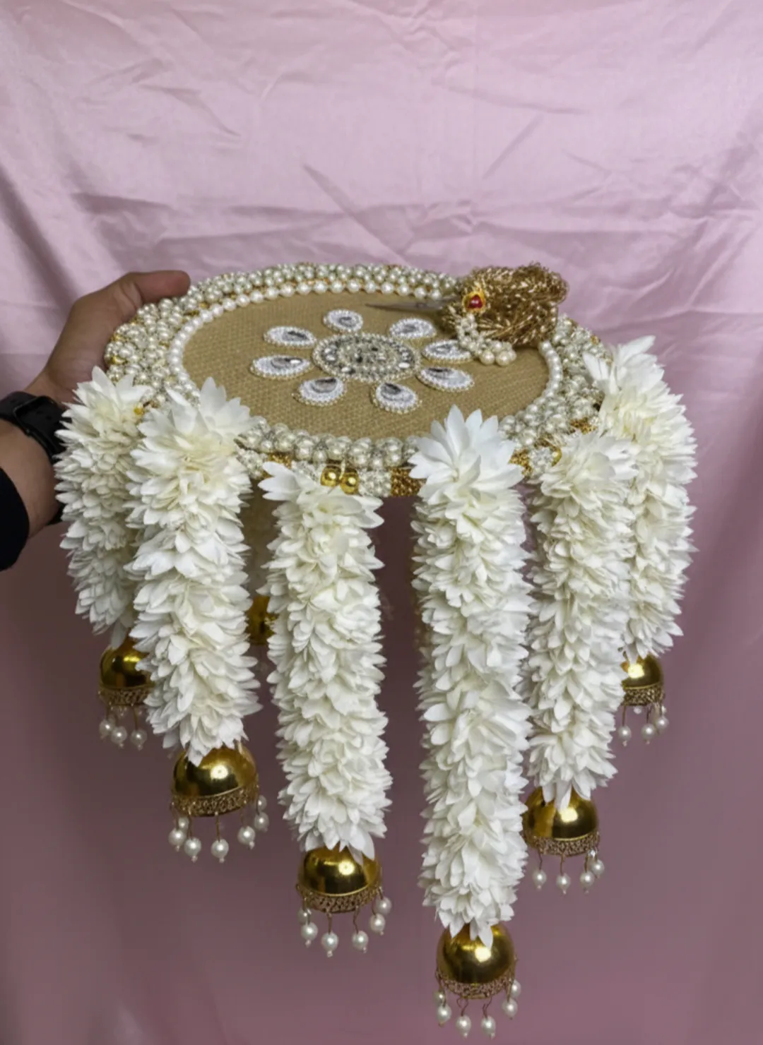 Floral Ribbon Cutting Platter