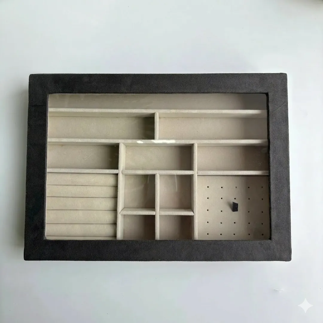 Luxury Suede Drawer Stacker