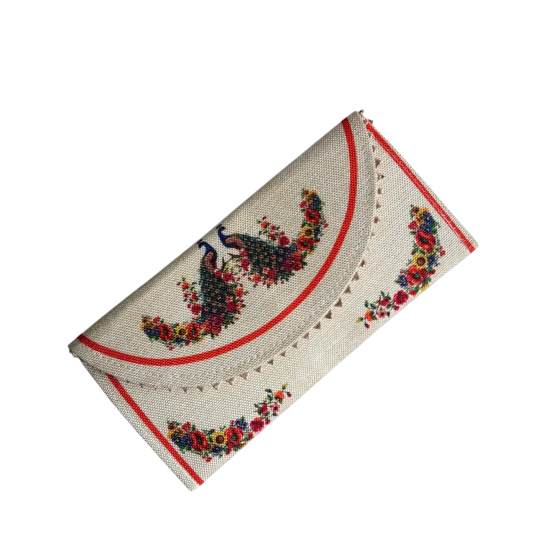 Jute Printed Envelopes(Set of 5)