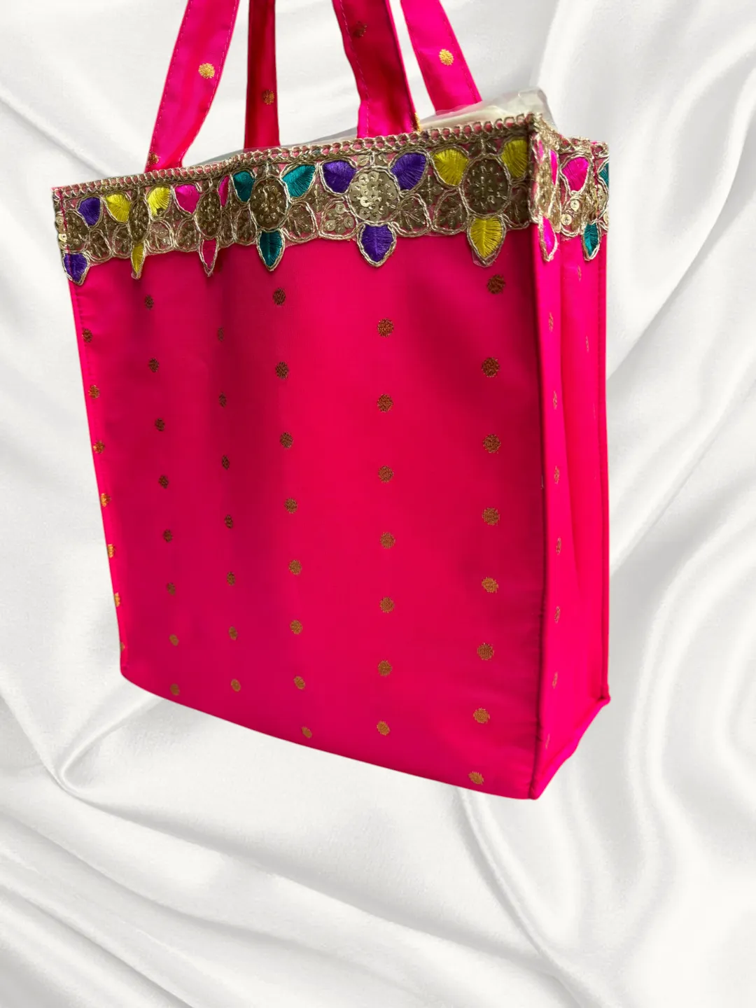 Ethnic Silk Bags(Set of 5)