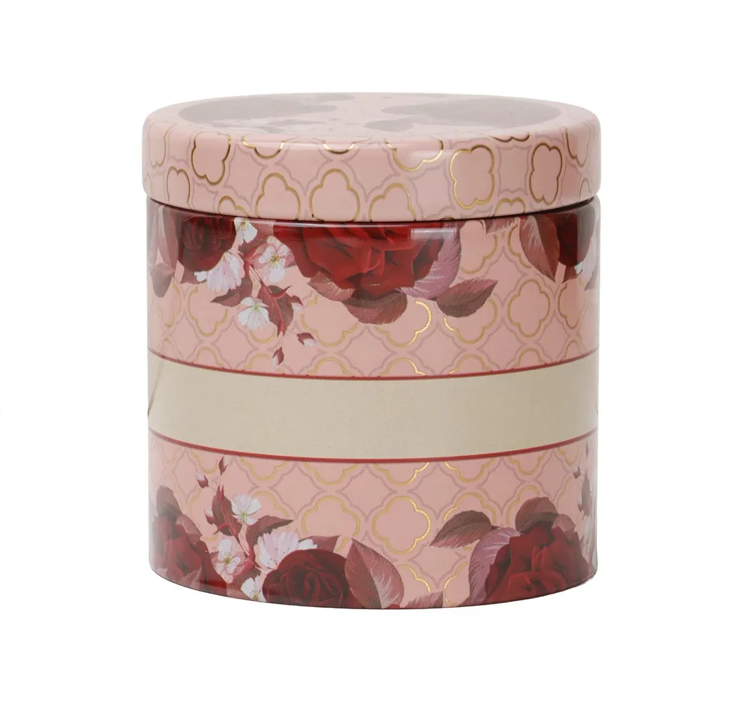 Elegant Rose Storage Tin(Pack Of 10)