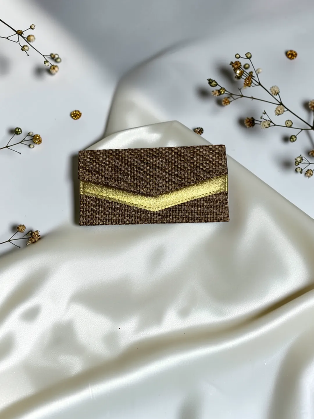 Brown Jute Cash Envelope