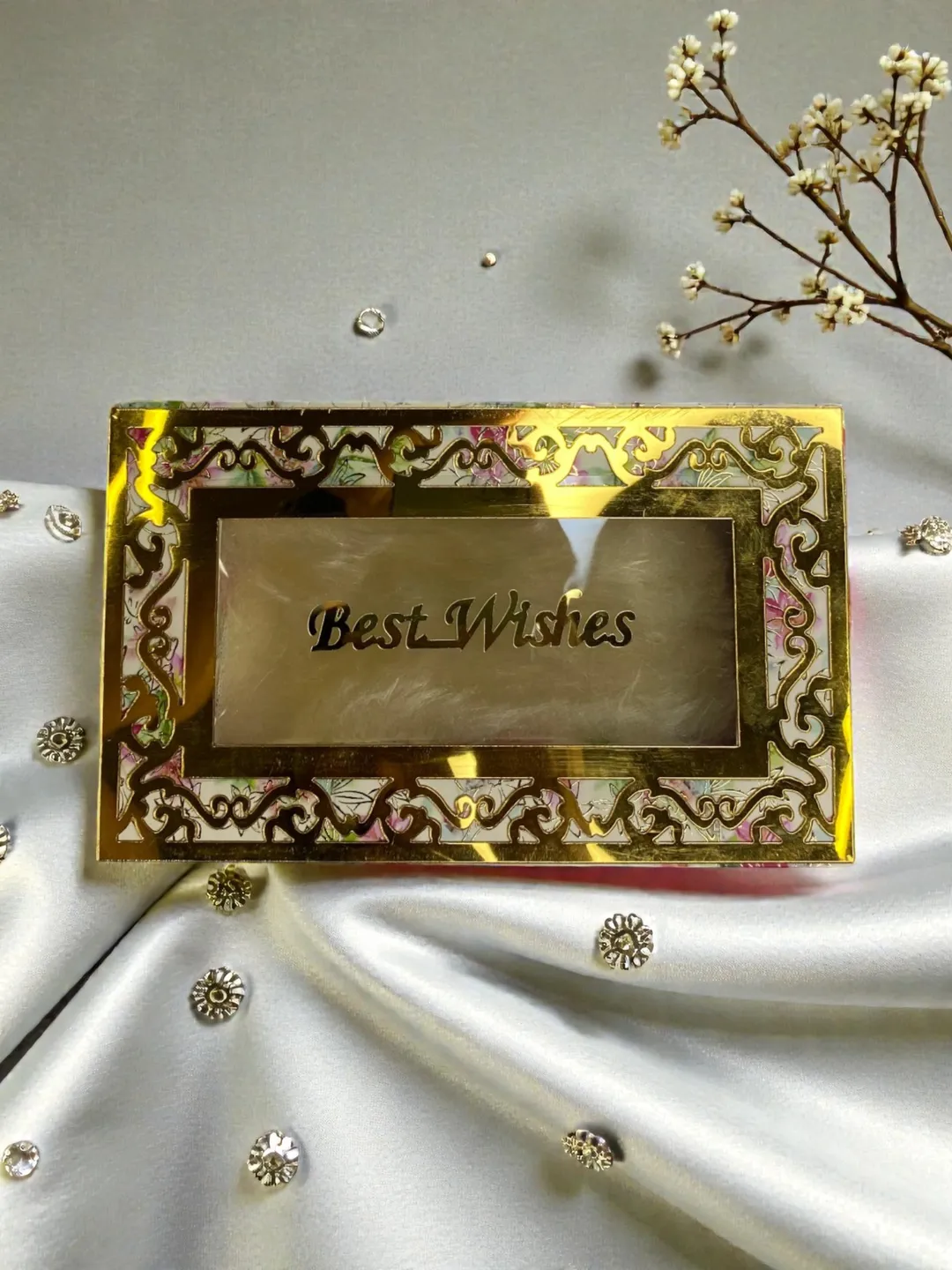 Best Wishes Sliding Cash Box
